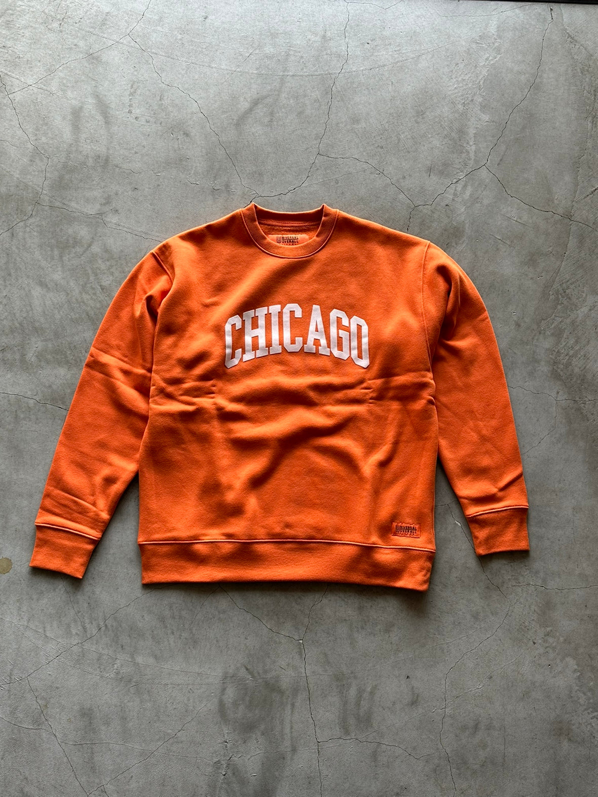 UNIVERSAL OVERALL / SWEAT SHIRTS CHICAGO FLOCKY PRINT