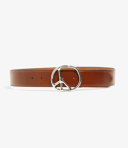Needles / Peace Buckle Belt - Steer Lthr.