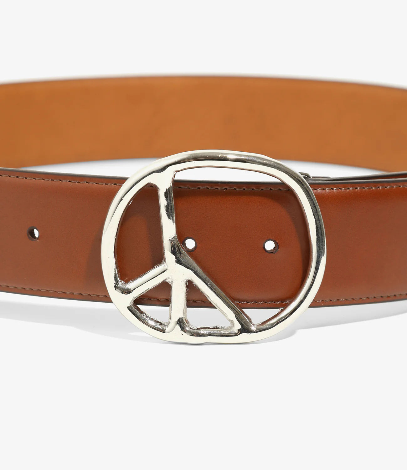 Needles / Peace Buckle Belt - Steer Lthr.