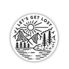 STICKERS NORTHWEST / LETS GET LOST