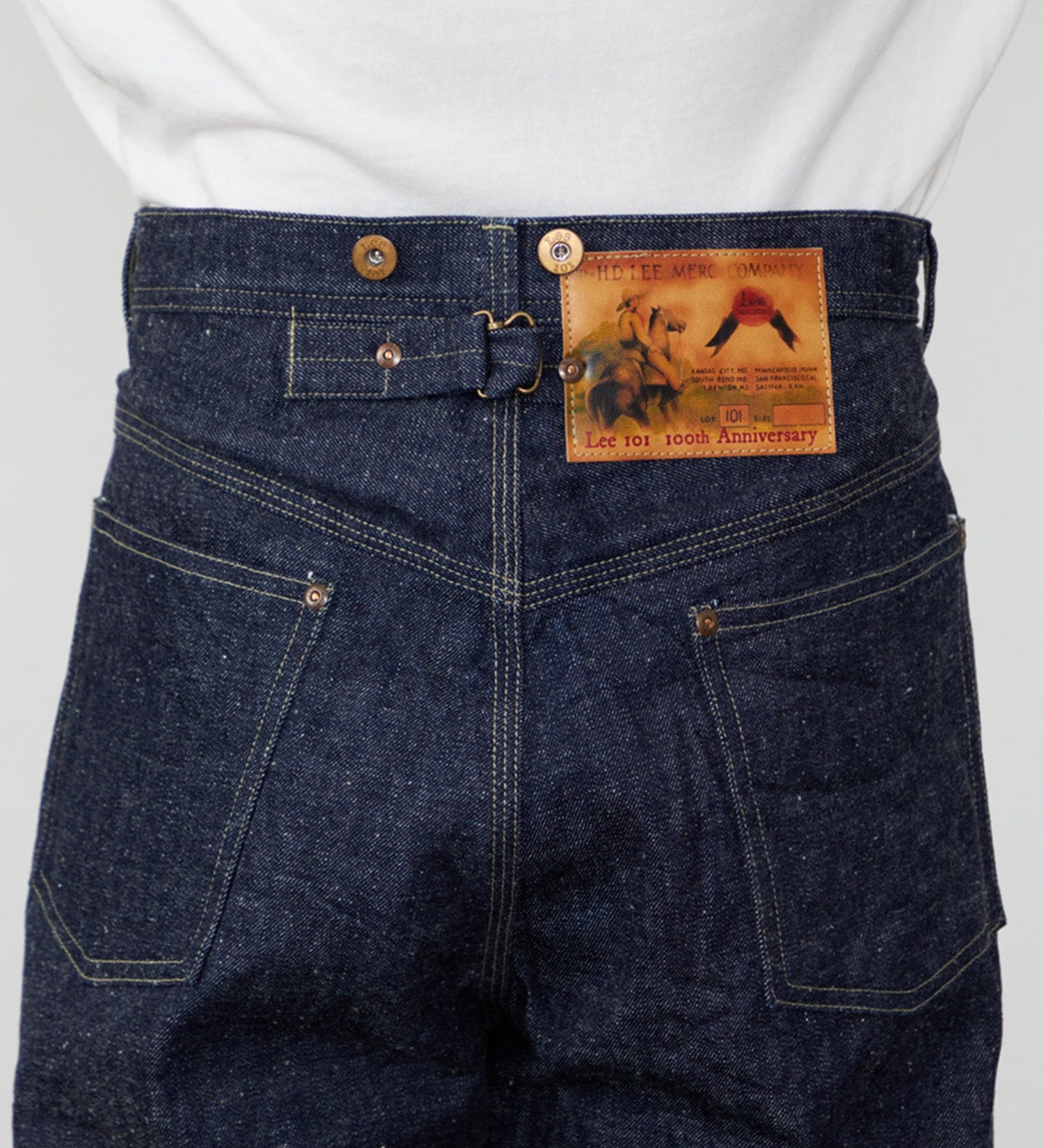 LEE / 【101 100周年】101COWBOY STRAIGHT/カウボーイ ストレートデニムパンツ 100