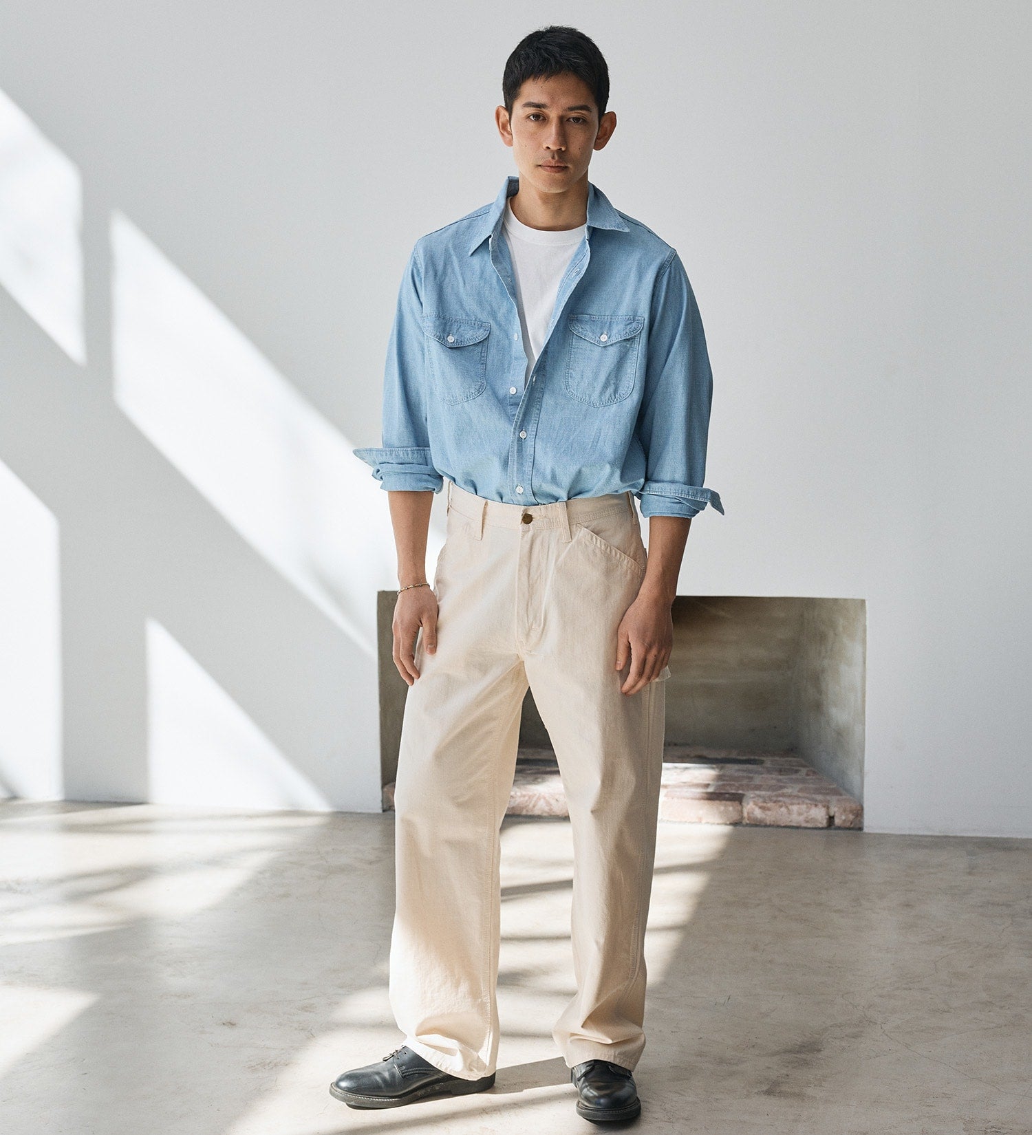 Lee / 【ユニセックス】DUNGAREES ワイドペインターパンツ
