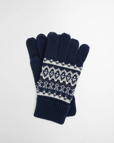 Barbour / barbour marlow fair isle knitted gloves