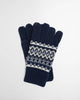 Barbour / barbour marlow fair isle knitted gloves