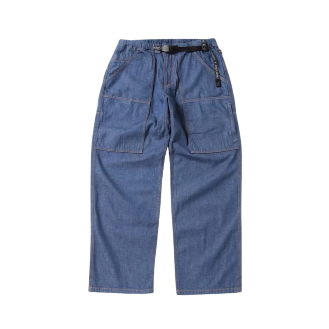 and wander / gramicci x andwander DENIM BAGGY PANTS
