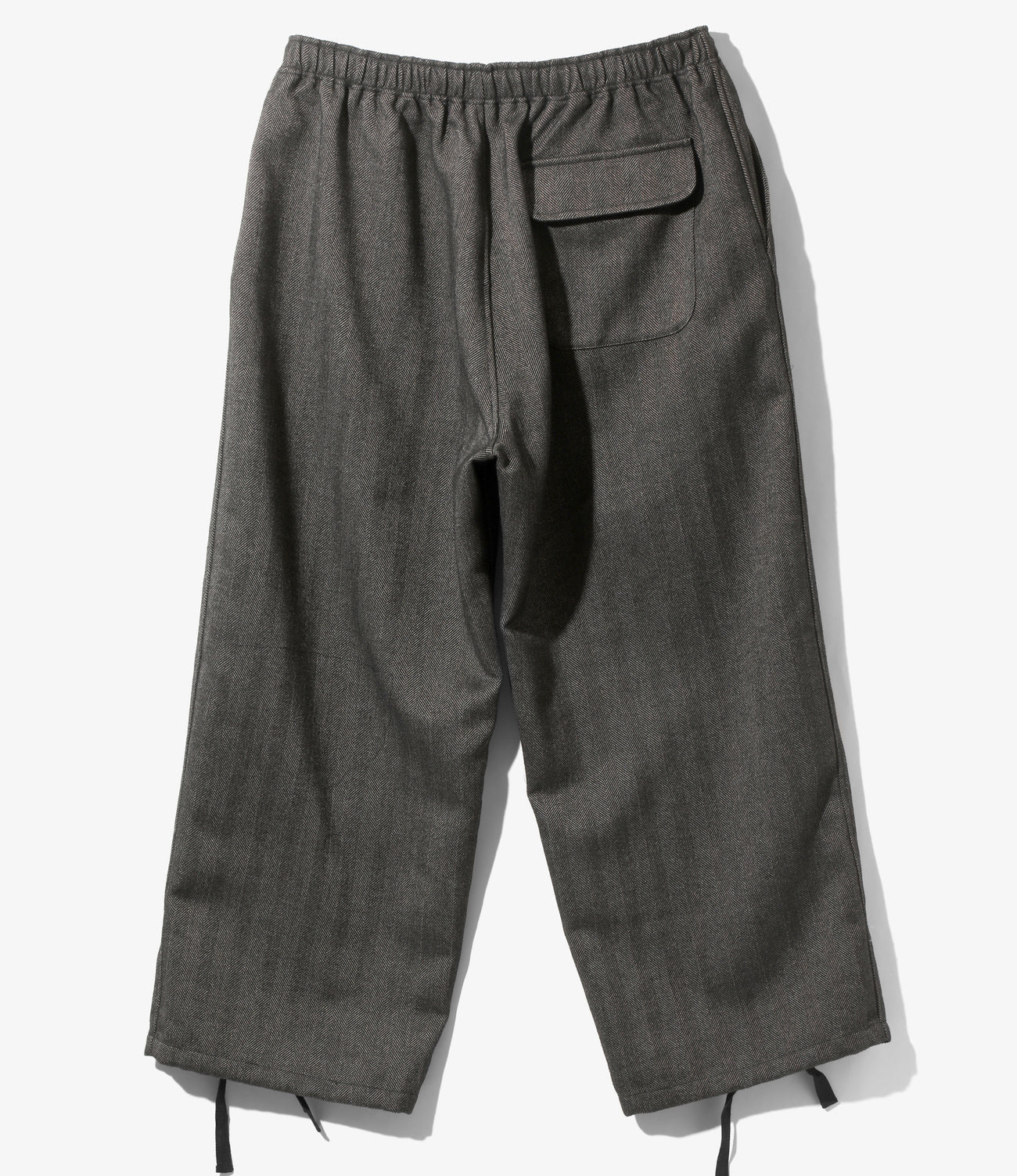 South2west8 / String Cuff Balloon Pant - Poly Herringbone