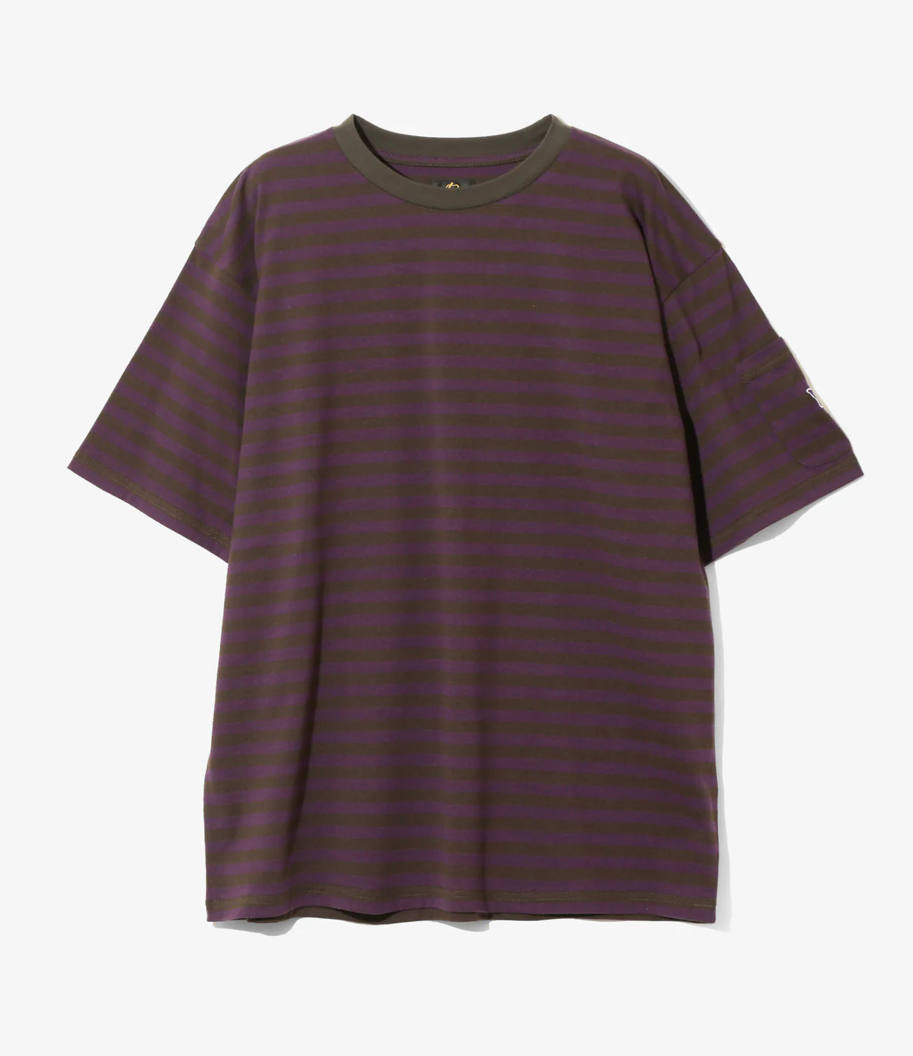 Needles / S/S Crew Neck Tee - Cotton Stripe Jersey