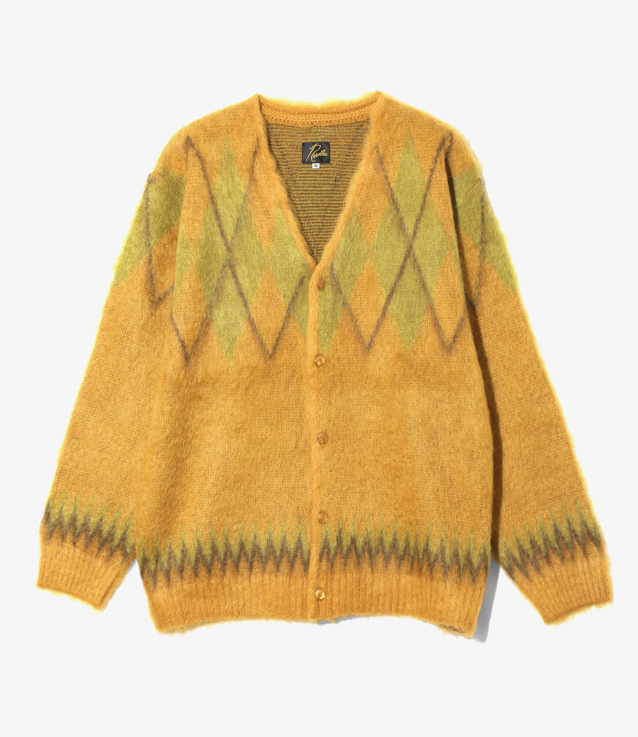 Needles / Mohair Cardigan-Argyle