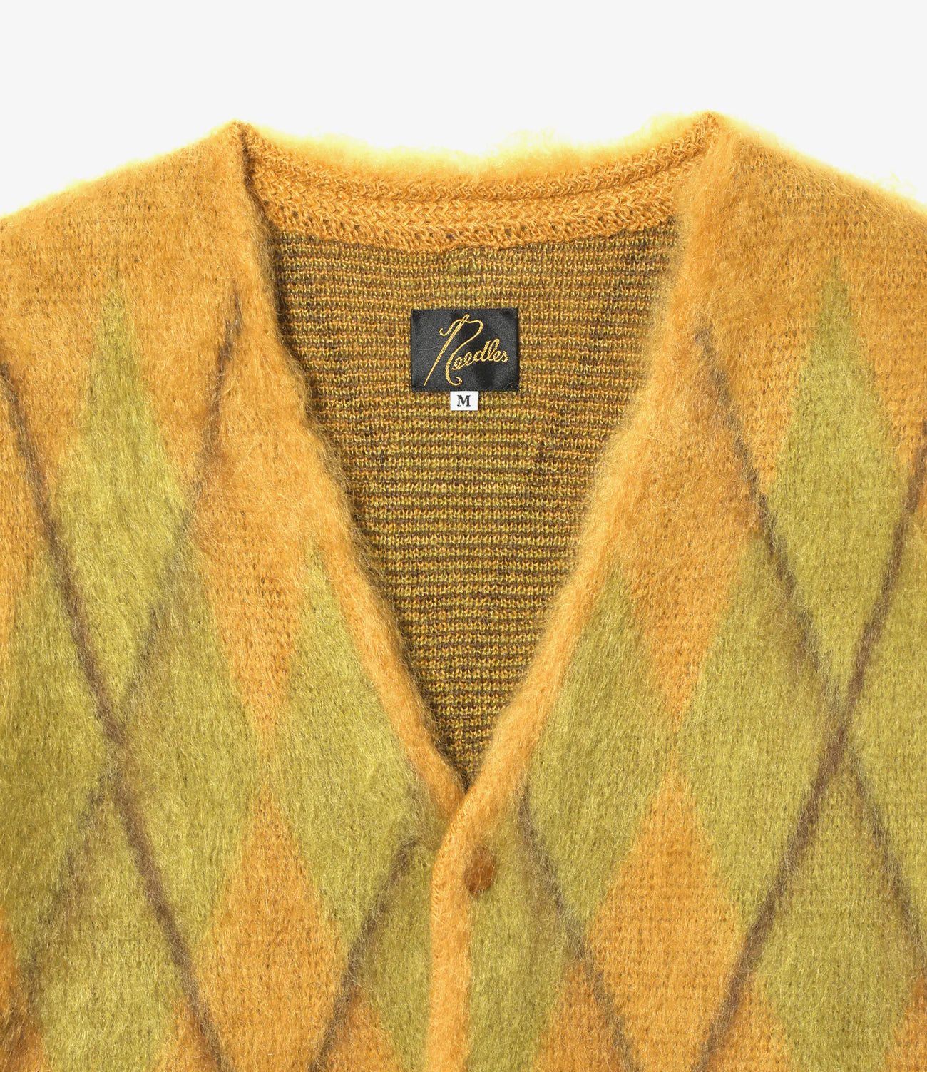 Needles / Mohair Cardigan-Argyle
