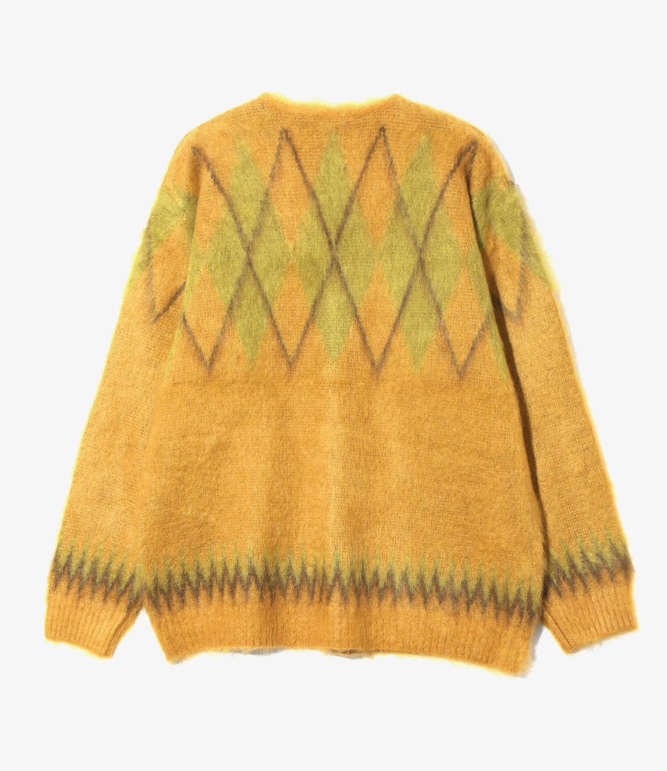 Needles / Mohair Cardigan-Argyle