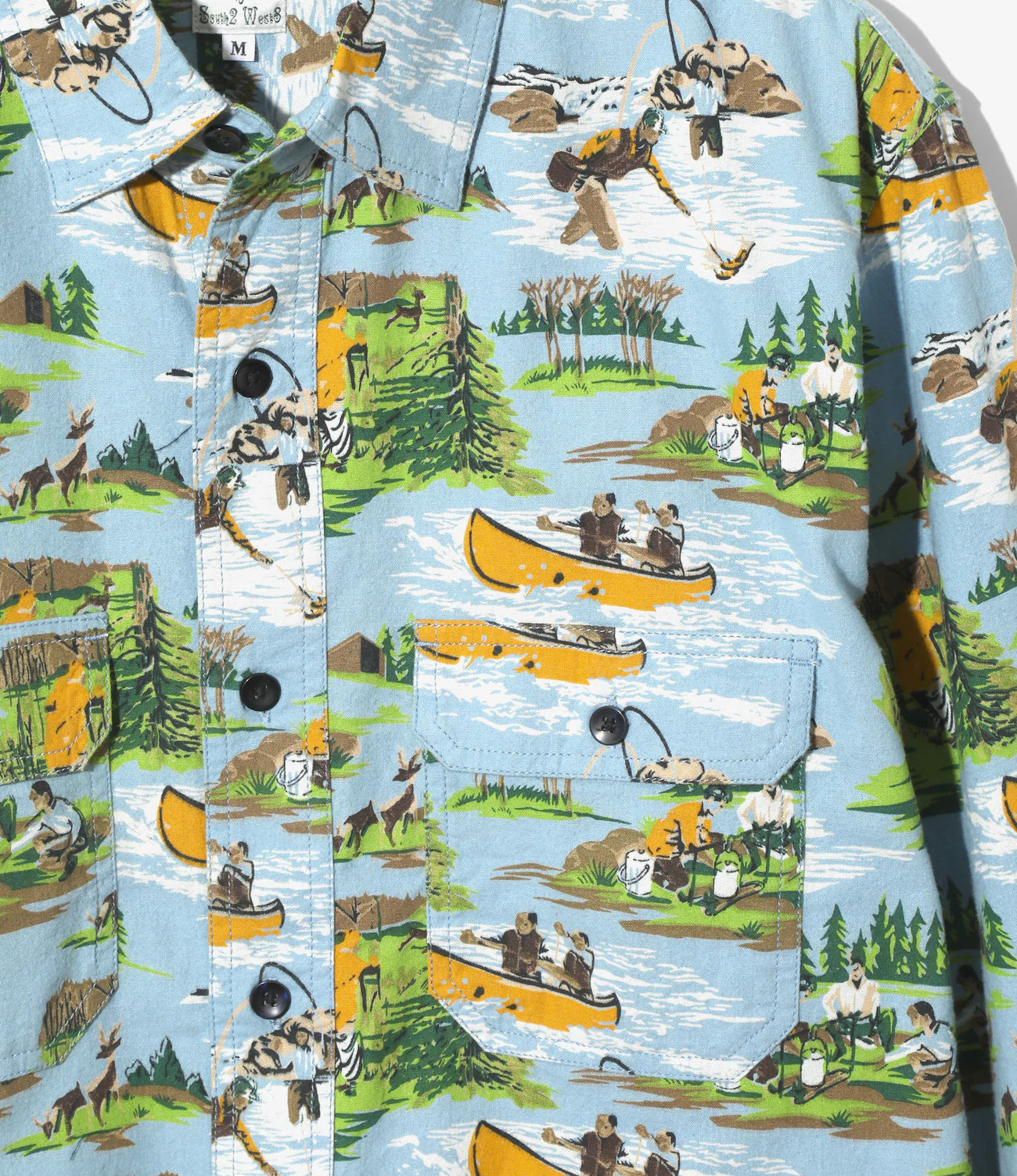 South2west8 / Work Shirt - Flannel Cloth / Printed