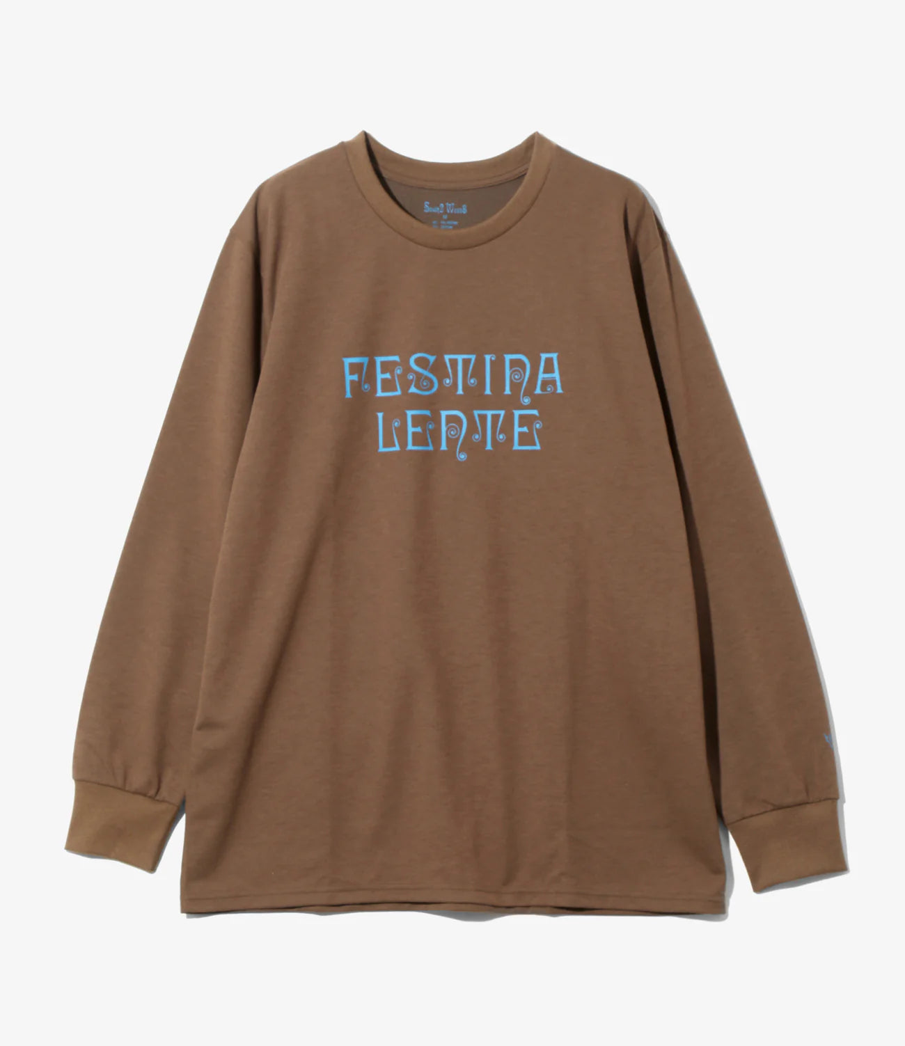 South2west8 / L/S Crew Neck Tee - FESTINA LENTE