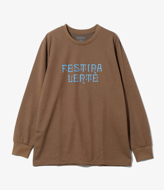 South2west8 / L/S Crew Neck Tee - FESTINA LENTE