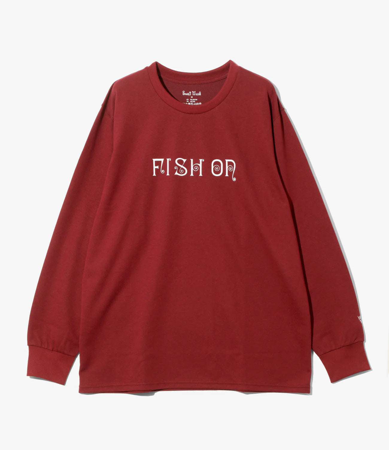 South2west8 / L/S Crew Neck Tee - FISH ON