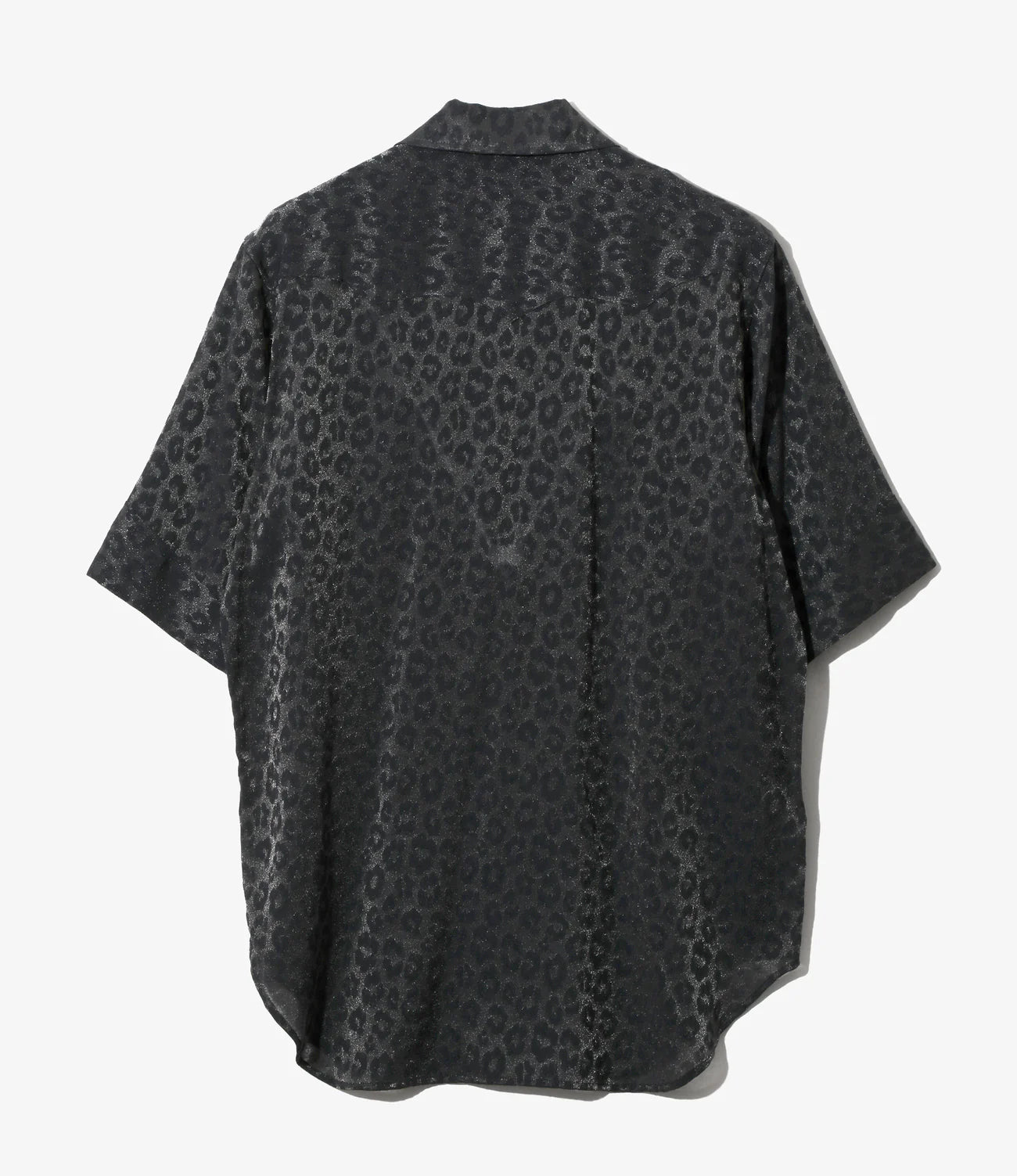 Needles / S/S Western Shirt - Rayon Leopard Jacquard