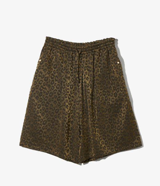 Needles / String Cowboy H.D. Short - Rayon Leopard Jacquard