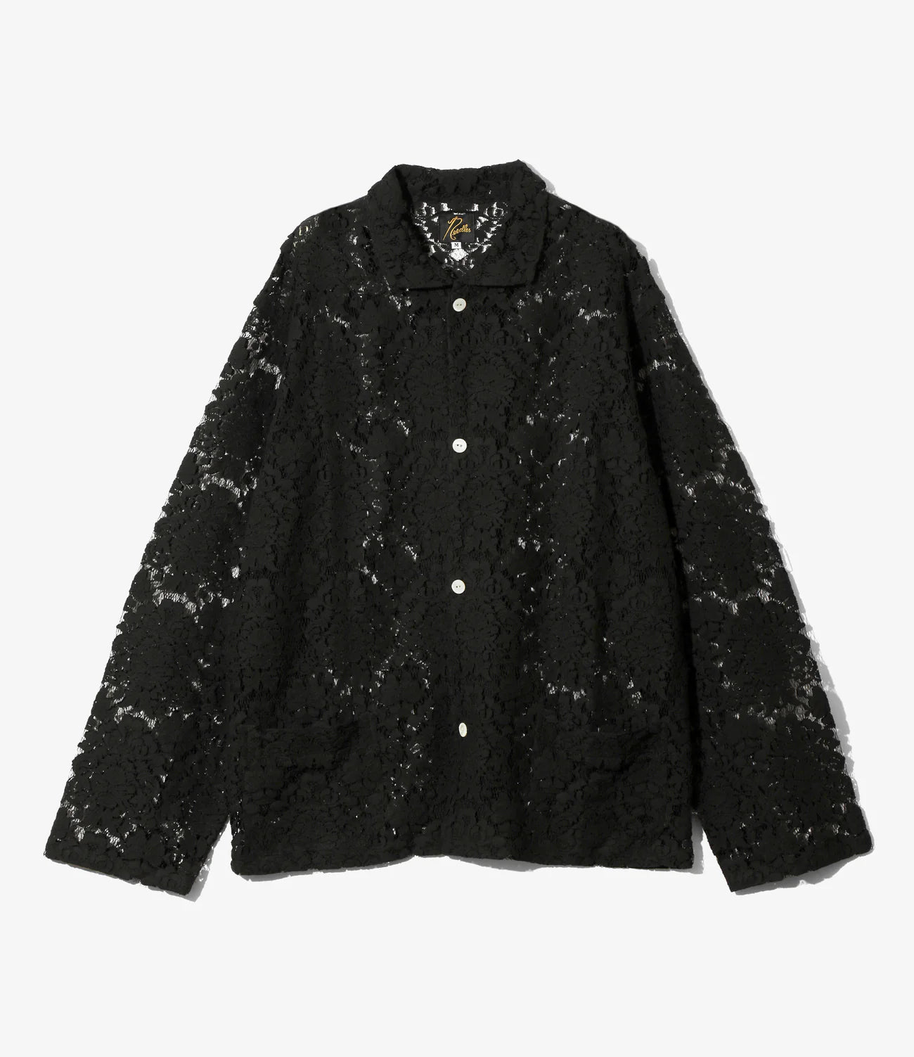 Needles / Widespread Collar Shirt - Raschel Lace