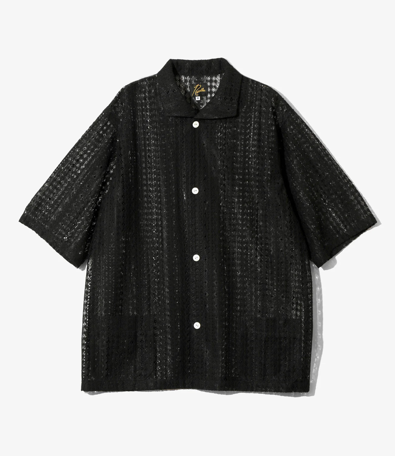 Needles / S/S Widespread Collar Shirt - Raschel Lace – NorMo Ayase Needles / S/S Widespread Collar Shirt - Raschel Lace – NorMo Ayase