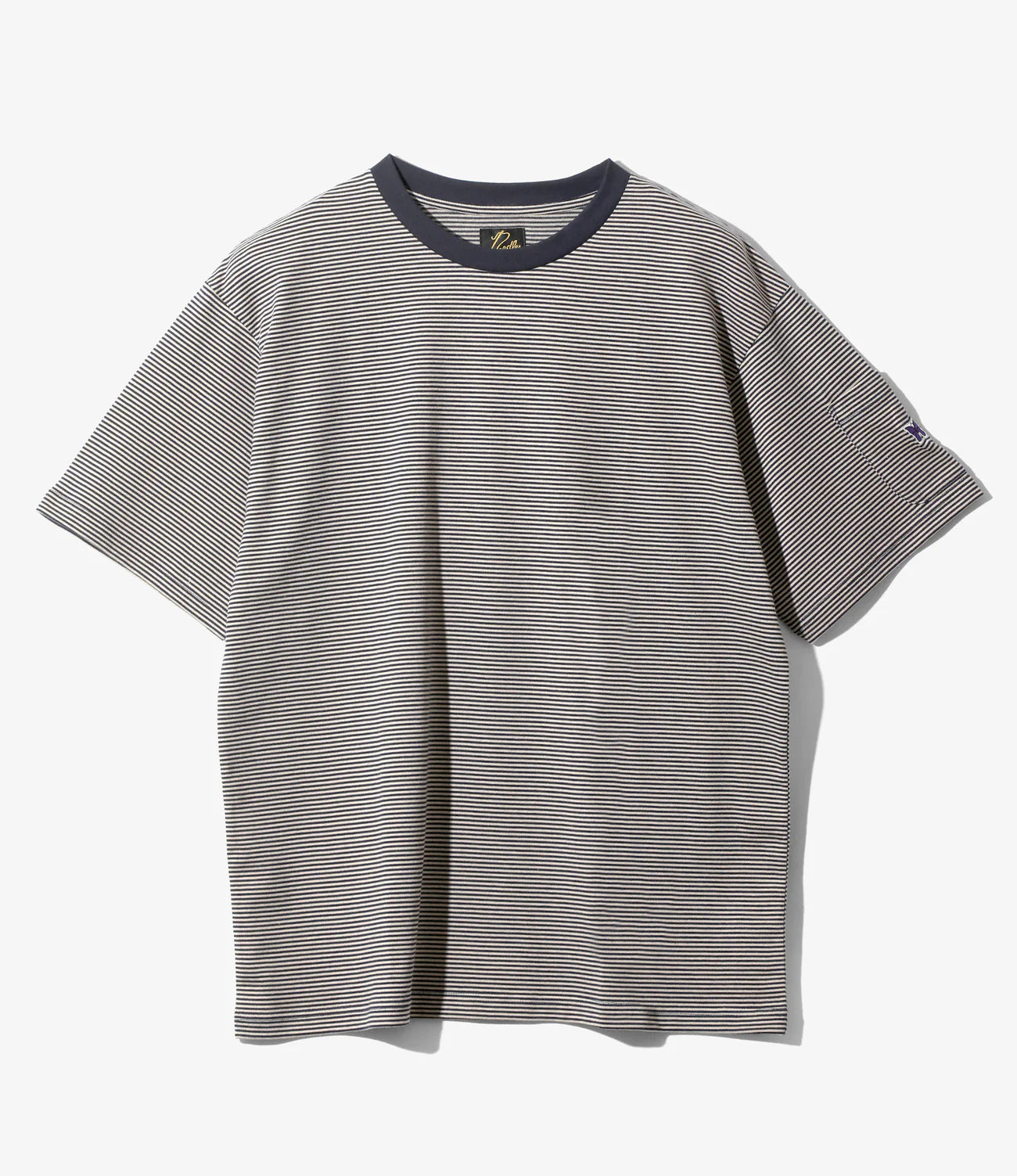 Needles / S/S Crew Neck Tee - Cotton Stripe Jersey