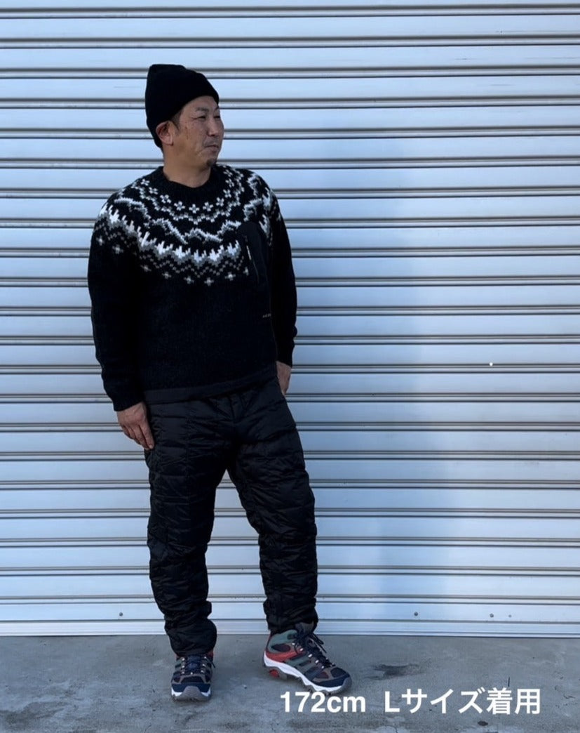 White Mountaineering / ROUND YORK FAIR ISLE SWEATER