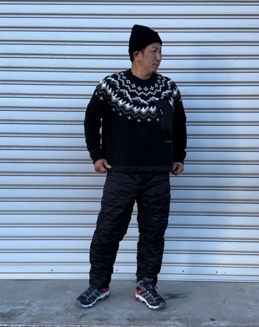 White Mountaineering / ROUND YORK FAIR ISLE SWEATER