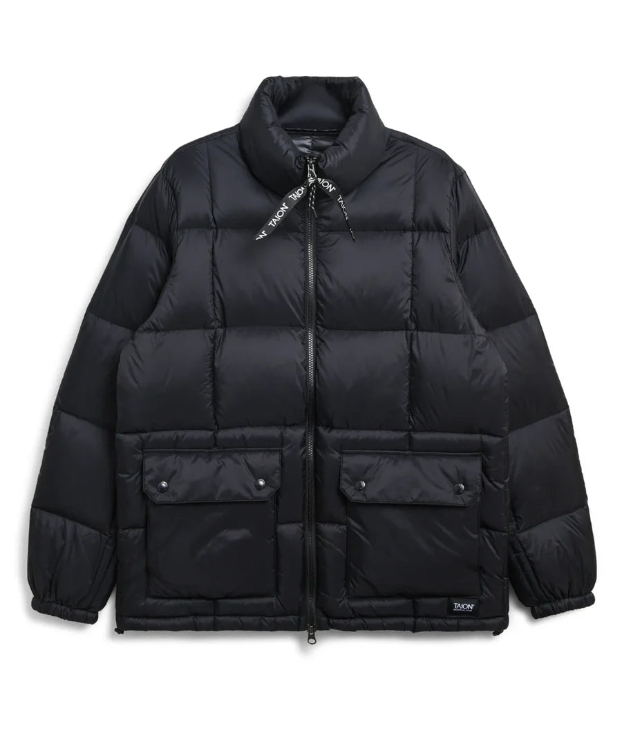 TAION / MOUNTAIN HI-NECK VOLUME DOWN JACKET＜PACKABLE OUTER＞