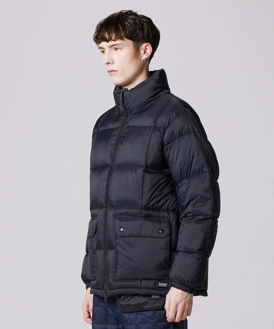TAION / MOUNTAIN HI-NECK VOLUME DOWN JACKET＜PACKABLE OUTER＞