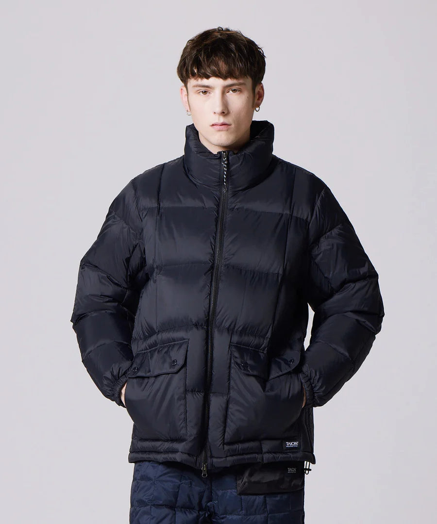 TAION / MOUNTAIN HI-NECK VOLUME DOWN JACKET＜PACKABLE OUTER＞