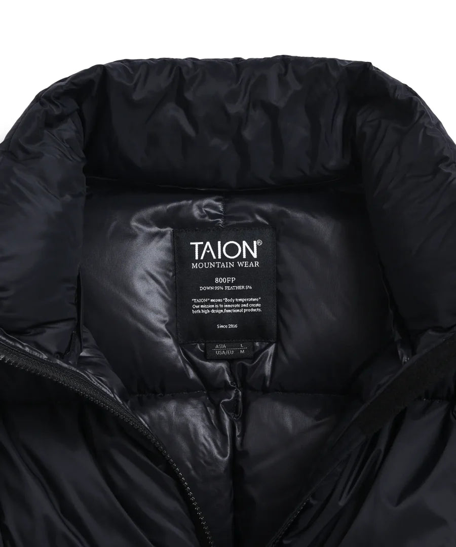 TAION / MOUNTAIN HI-NECK VOLUME DOWN JACKET＜PACKABLE OUTER＞