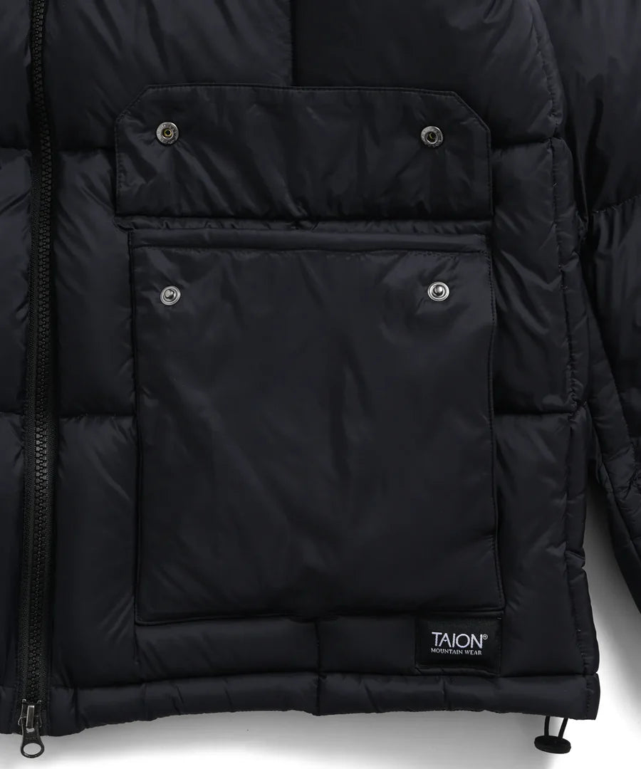 TAION / MOUNTAIN HI-NECK VOLUME DOWN JACKET＜PACKABLE OUTER＞