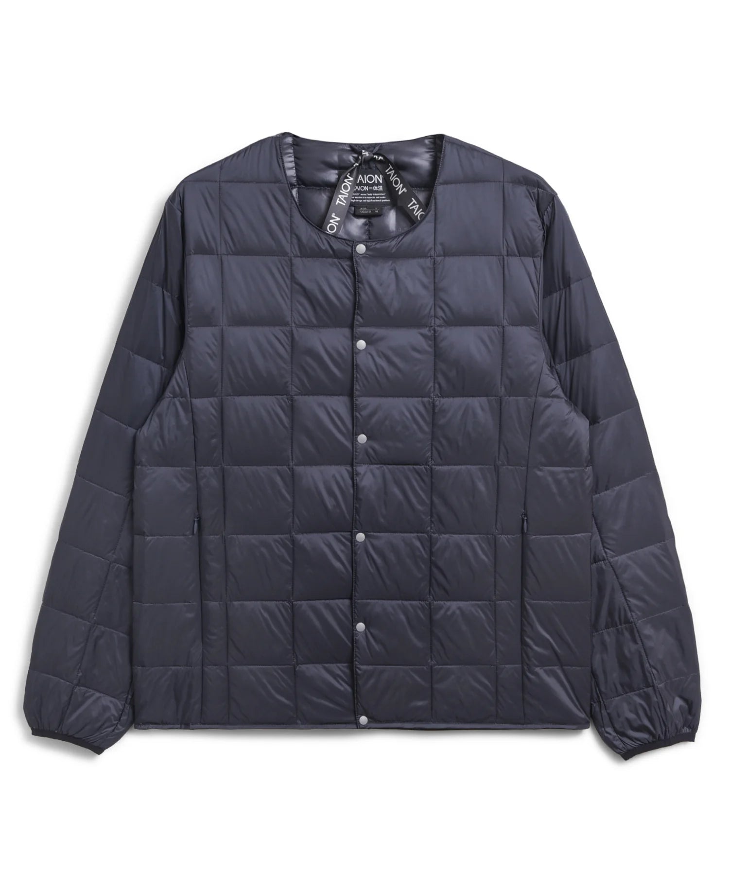 TAION / CREW NECK BOTTON INNER DOWN JKT