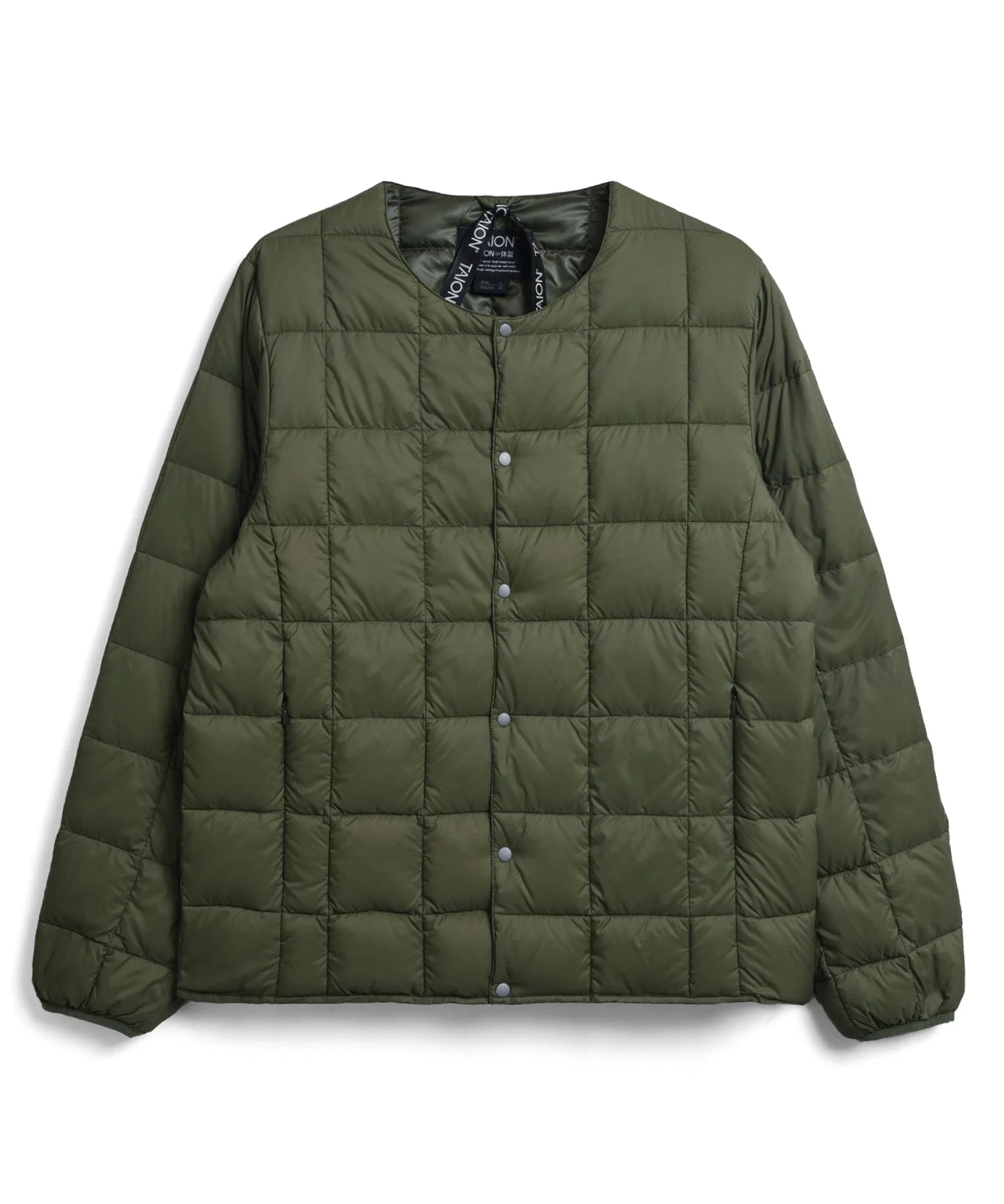 TAION / CREW NECK BOTTON INNER DOWN JKT