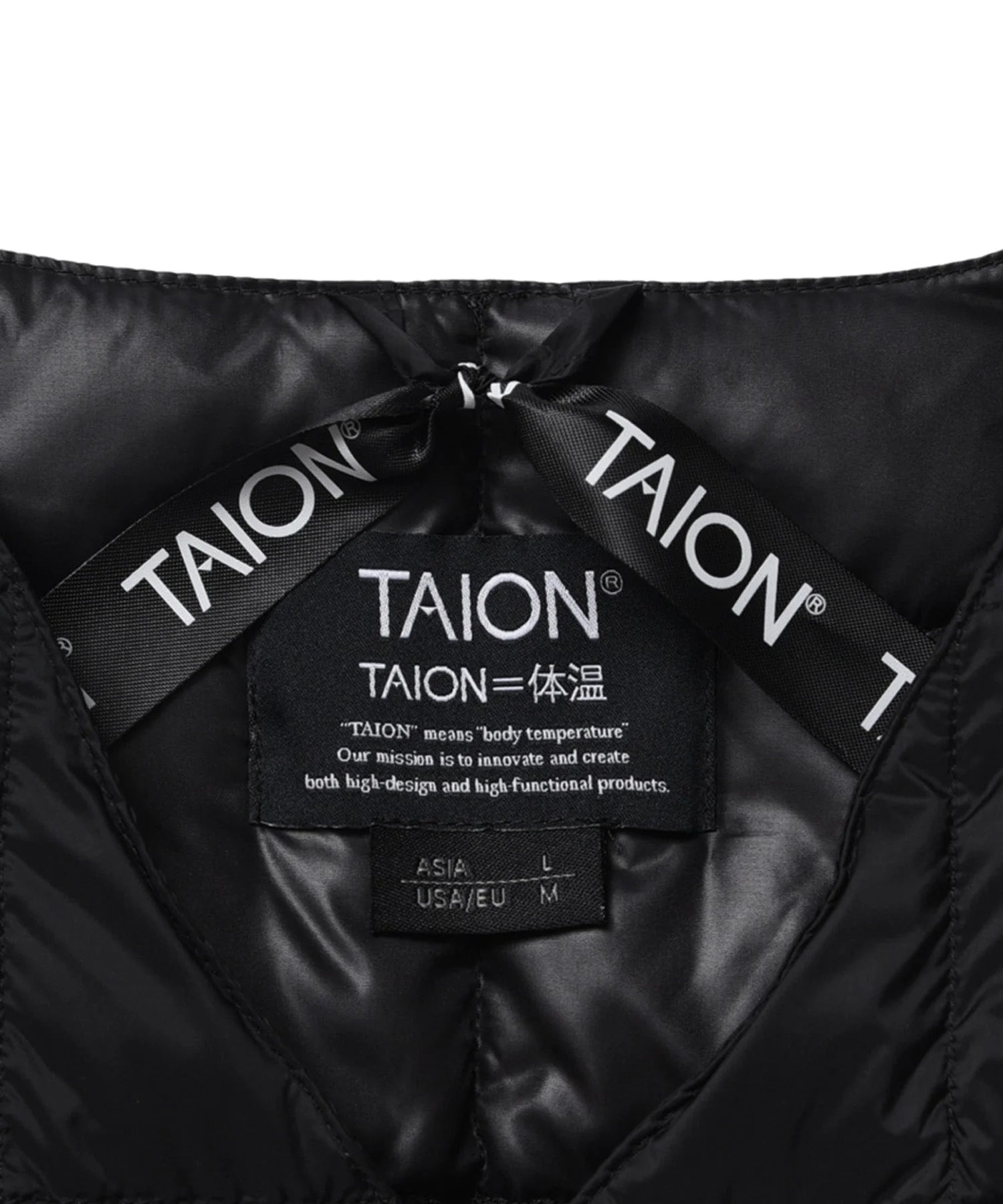 TAION / CREW NECK BOTTON INNER DOWN JKT