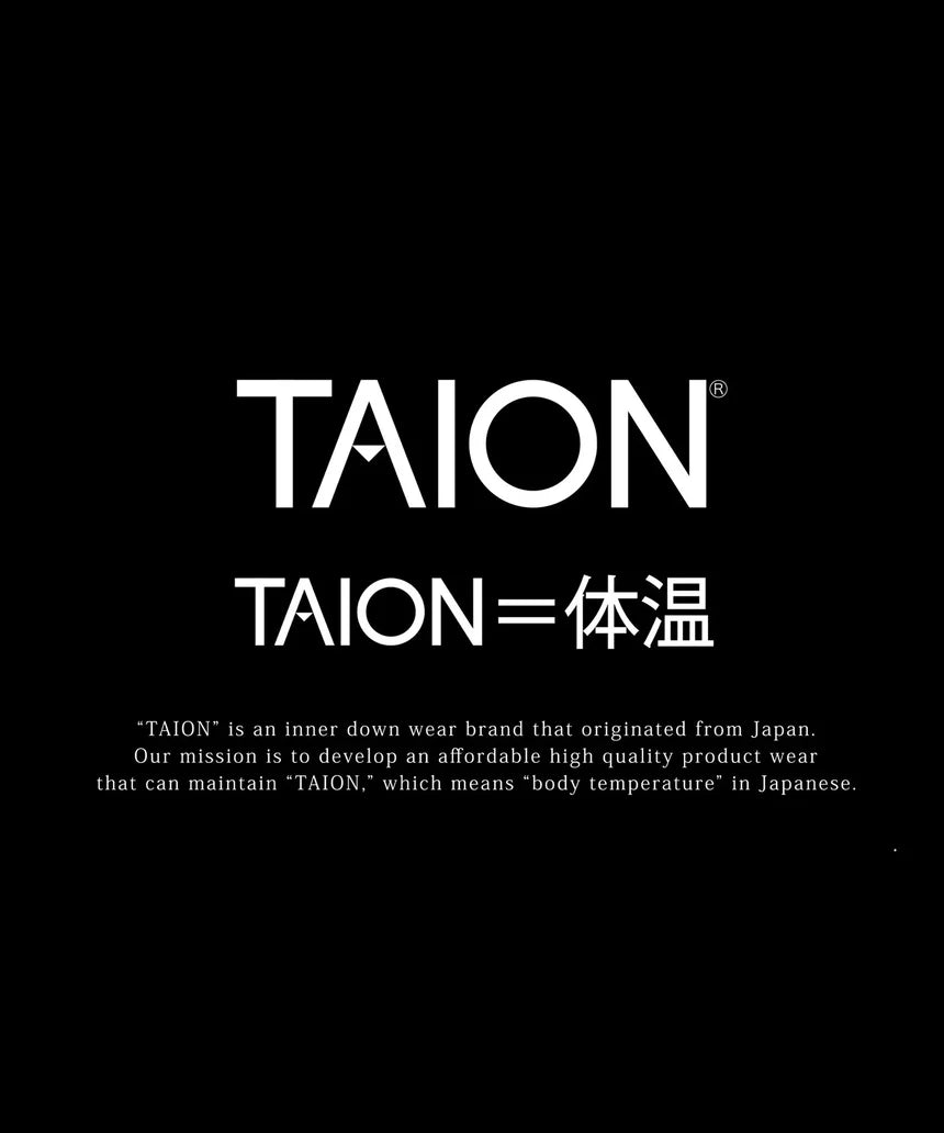 TAION / ノンダウン マウンテン リバーシブル フーディー