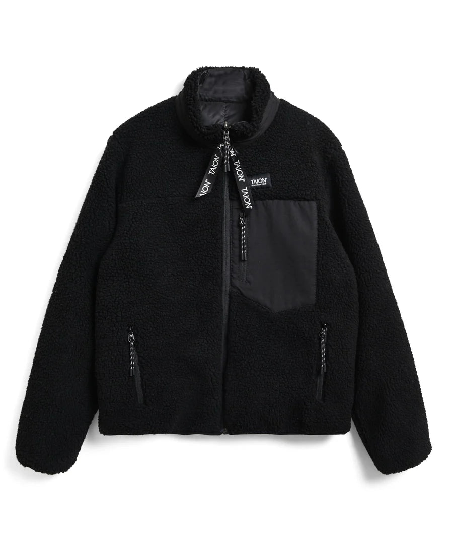 TAION / 【UNISEX】マウンテン リバーシブル ダウン×ボアジャケット(TAION-R102MB)