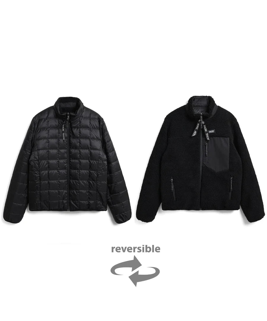 TAION / 【UNISEX】マウンテン リバーシブル ダウン×ボアジャケット(TAION-R102MB)