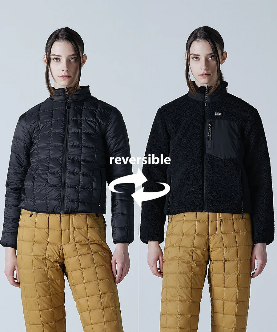 TAION / 【UNISEX】マウンテン リバーシブル ダウン×ボアジャケット(TAION-R102MB)