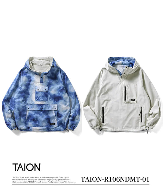 TAION / ノンダウン マウンテン リバーシブル フーディー