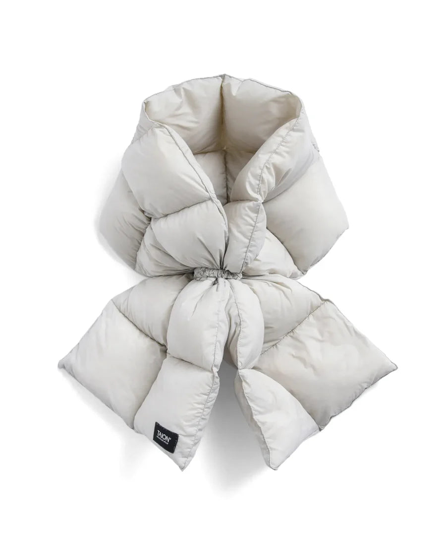 TAION / MOUNTAIN VOLUME DOWN SCARF