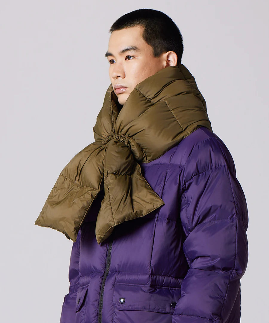 TAION / MOUNTAIN VOLUME DOWN SCARF