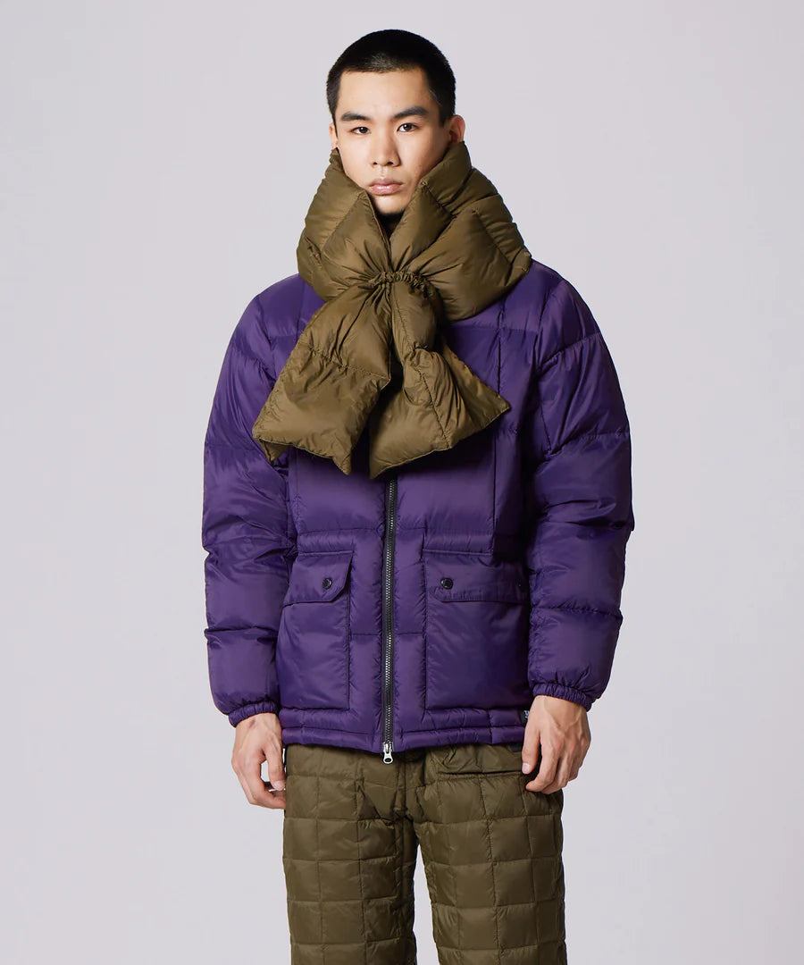 TAION / MOUNTAIN VOLUME DOWN SCARF