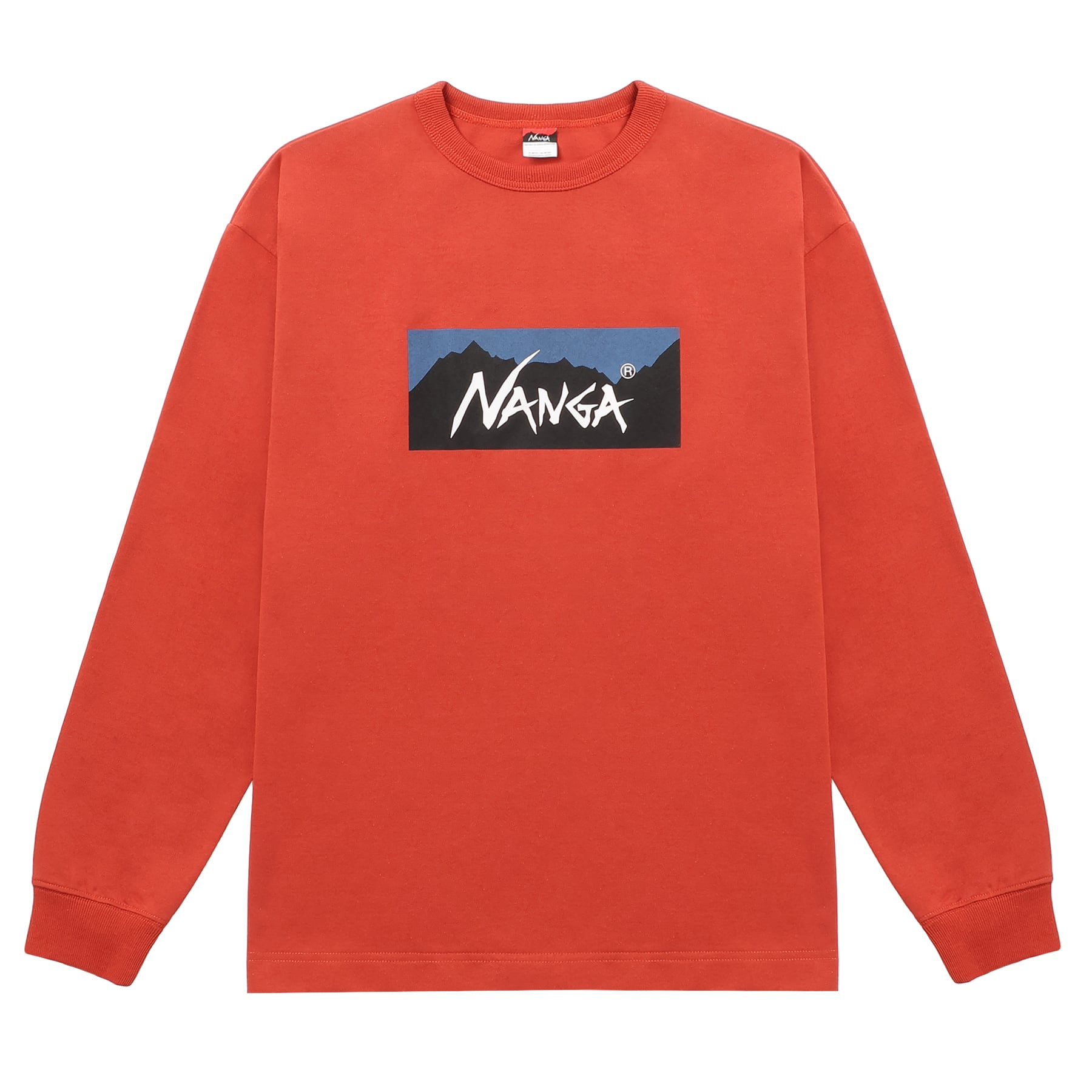 NANGA / ECO HYBRID BOX LGO L/S TEE