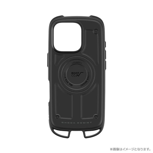 ROOT CO. / [iPhone16Pro専用]GRAVITY Shock Resist Case Rugged.(ブラック)