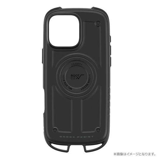 ROOT CO. / [iPhone16ProMax専用]GRAVITY Shock Resist Case Rugged.(ブラック)