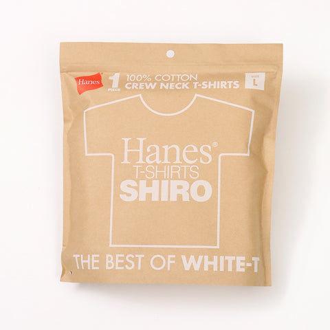 Hanes / Hanes 1P T-SHIETS  SHIRO クルーネックTシャツ