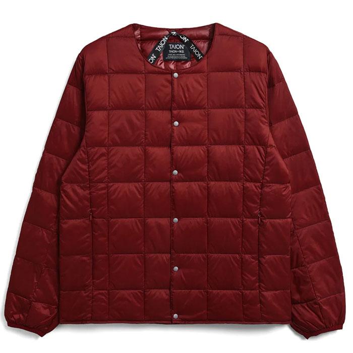 TAION / CREW NECK BOTTON INNER DOWN JKT