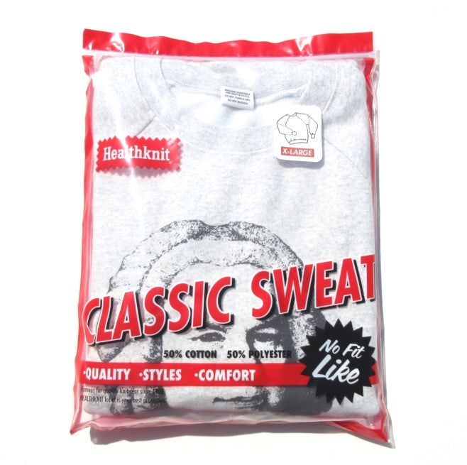 Healthknit / Classic sweat crew L/S Bach print