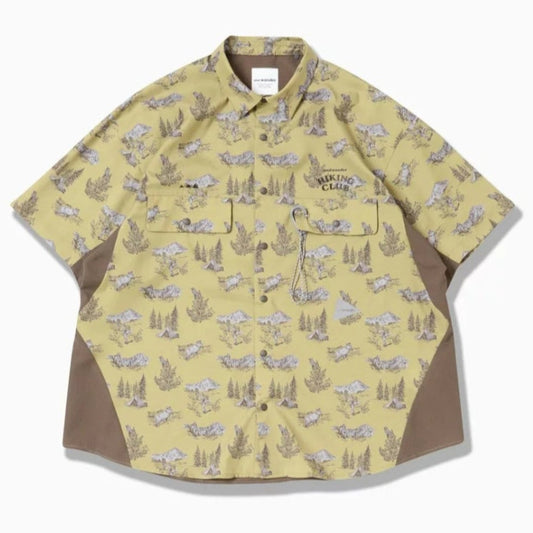 and wander / hiking club tech shirt