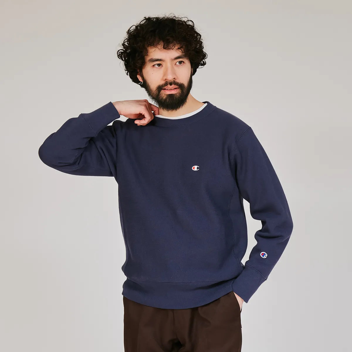 Champion / REVERSE WEAVE® CREW NECK SWEATSHIRT     Relax Fit