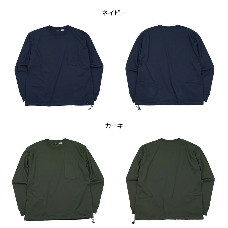 ROOT CO. / PLAY UTILITY BACK POCKET Long Sleeve T-Shirts